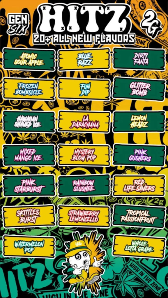 hitz disposable flavors