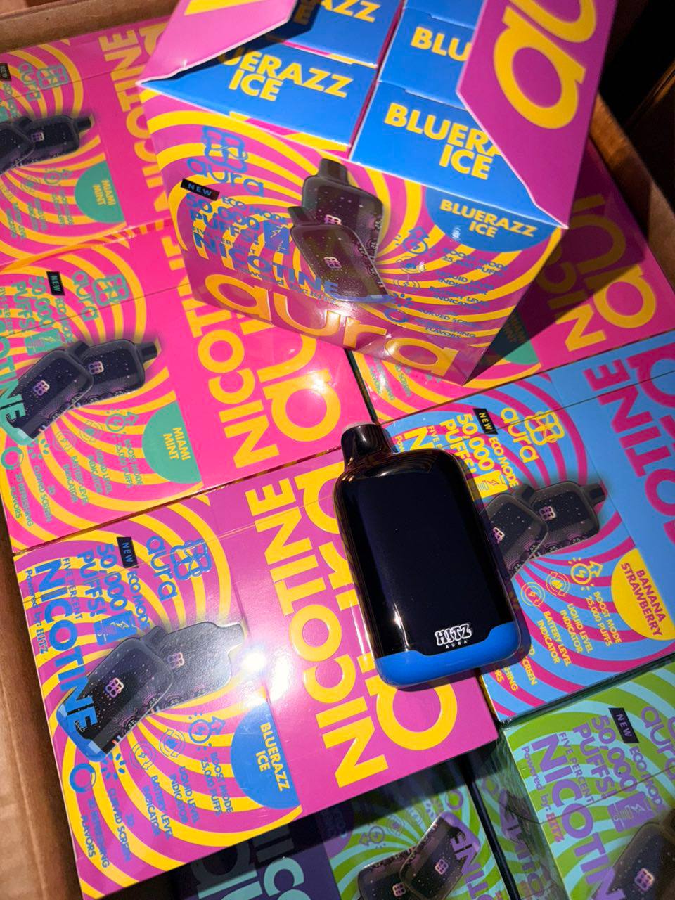 buy bulk hitz aura nicotine vapes