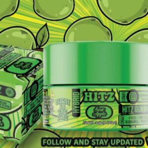 Hitz Sour Apple THC Gummies