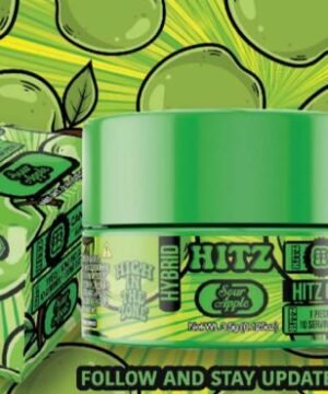 Hitz Sour Apple THC Gummies