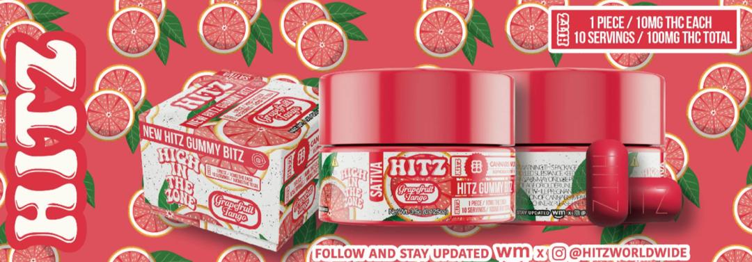 Hitz Grape Fruit Tango THC Gummies
