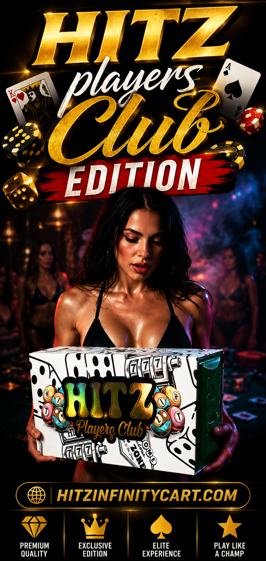 hitz infinity cart, hits players club edition