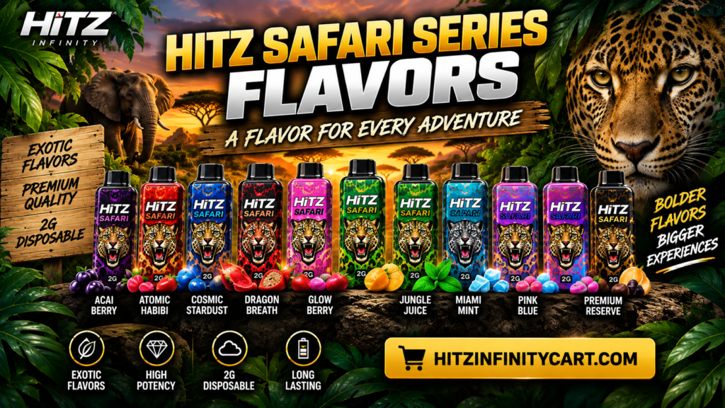 hitz safari series flavors